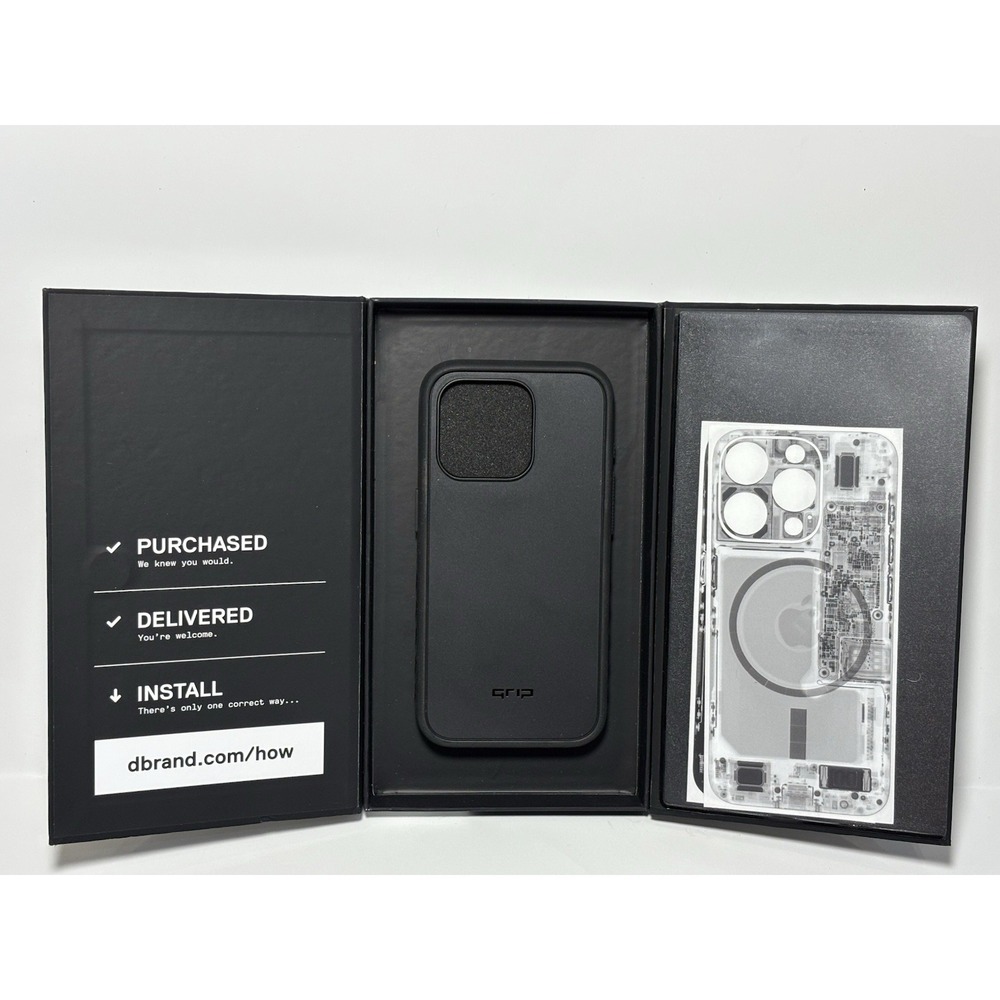 dbrand GRIP Case for iPhone 15 Pro MagSafe Black Protective Phone Case